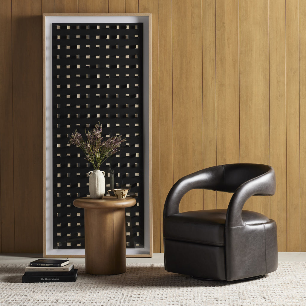 See Through Black by FH Art Studio - Vertical Grain 2.5 White Oak