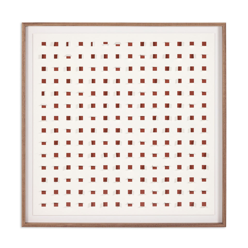 See Through Rustic Brown by FH Art Studio - Rustic 2.5 Walnut | 48" x 48"