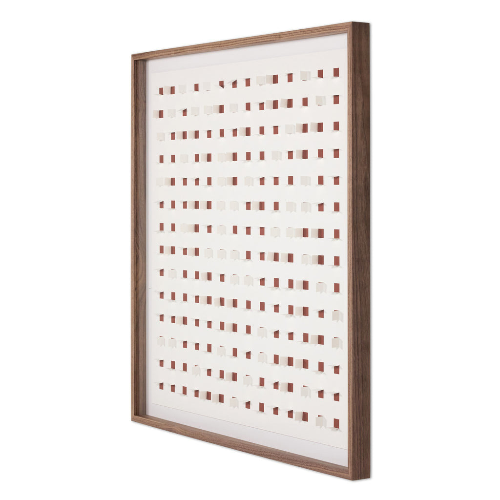 See Through Rustic Brown by FH Art Studio - Rustic 2.5 Walnut | 48" x 48"
