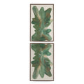 Rorschach Forrest Diptych by Orfeo Quagliata - Rustic Walnut Floater