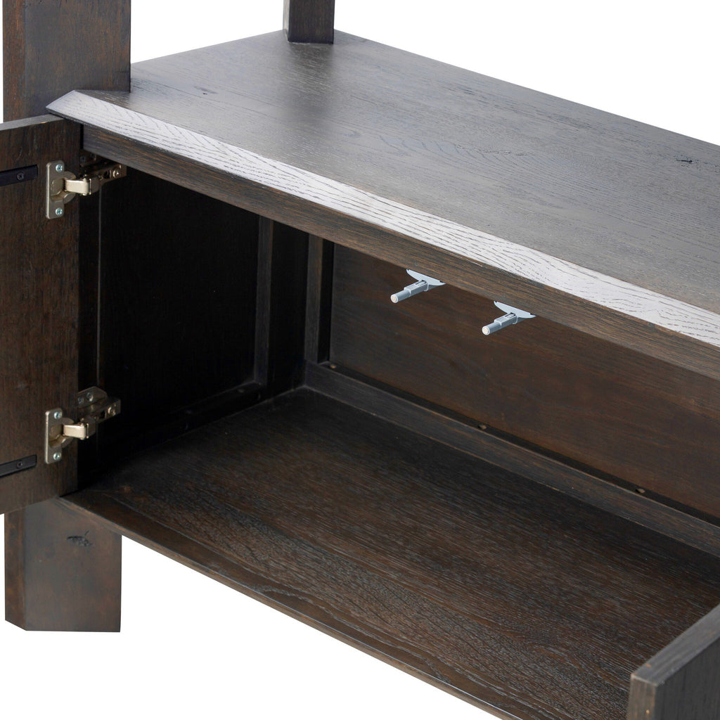 Orwin Bookshelf - Smoked Black Oak