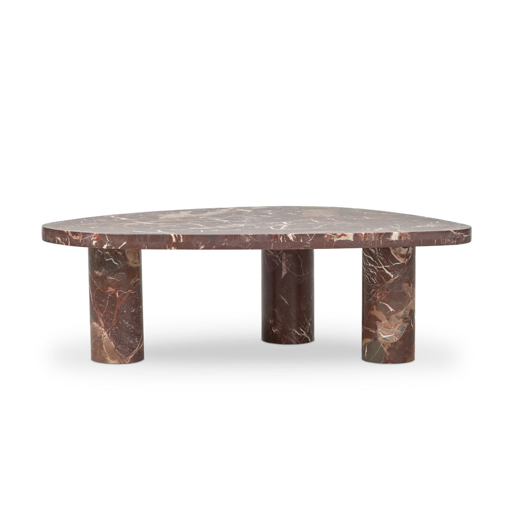 Zion Nesting Coffee Table - Merlot Marble
