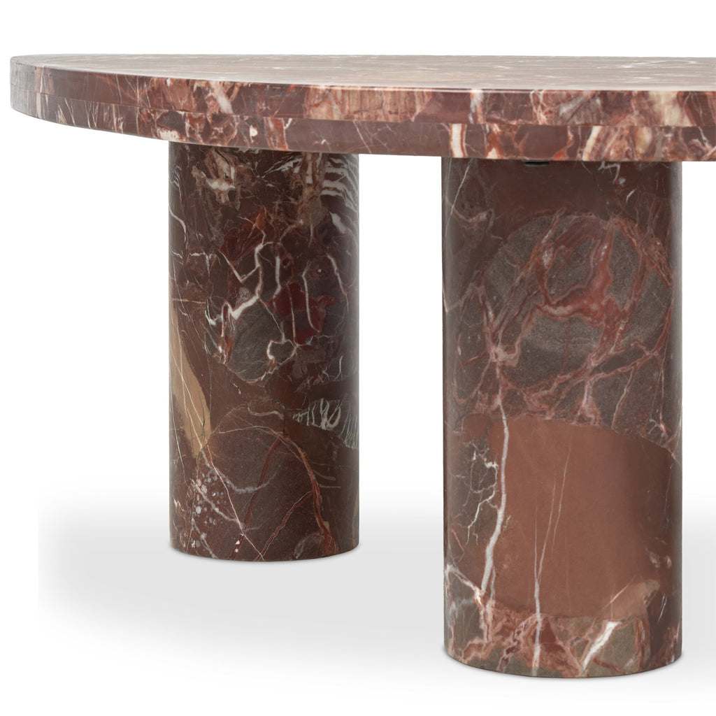 Zion Nesting Coffee Table - Merlot Marble