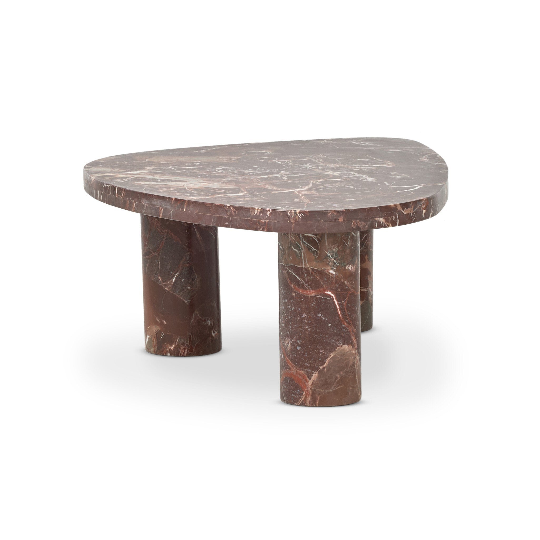 Zion Nesting Coffee Table - Merlot Marble