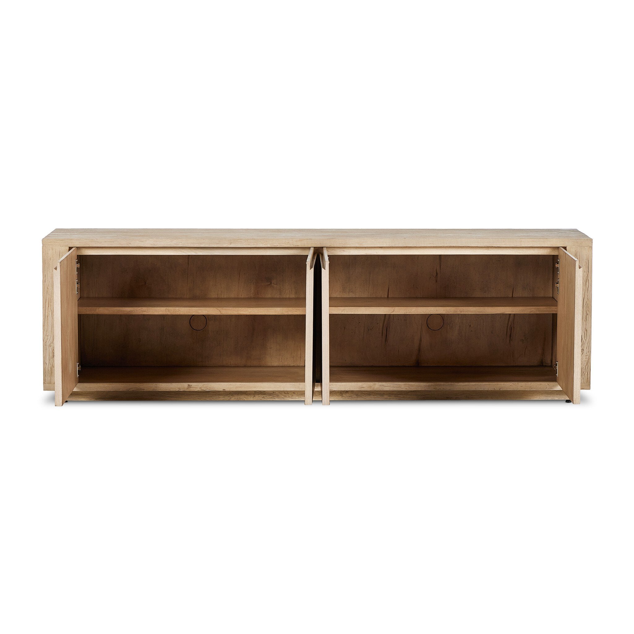 Redondo Media Console - Bleached Alder