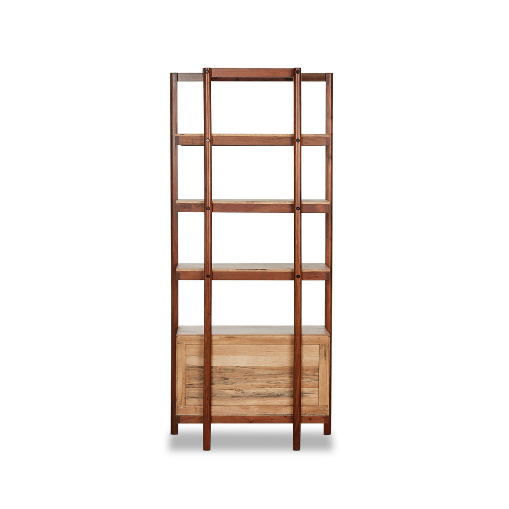 Reza Bookcase - Toasted Acacia