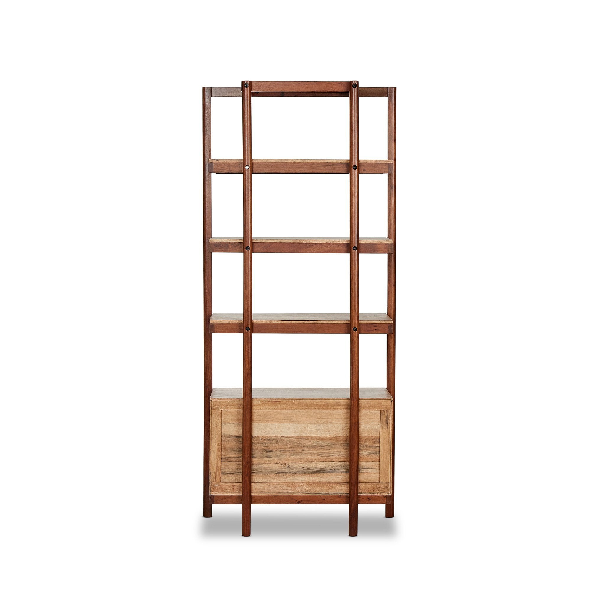 Reza Bookcase - Toasted Acacia