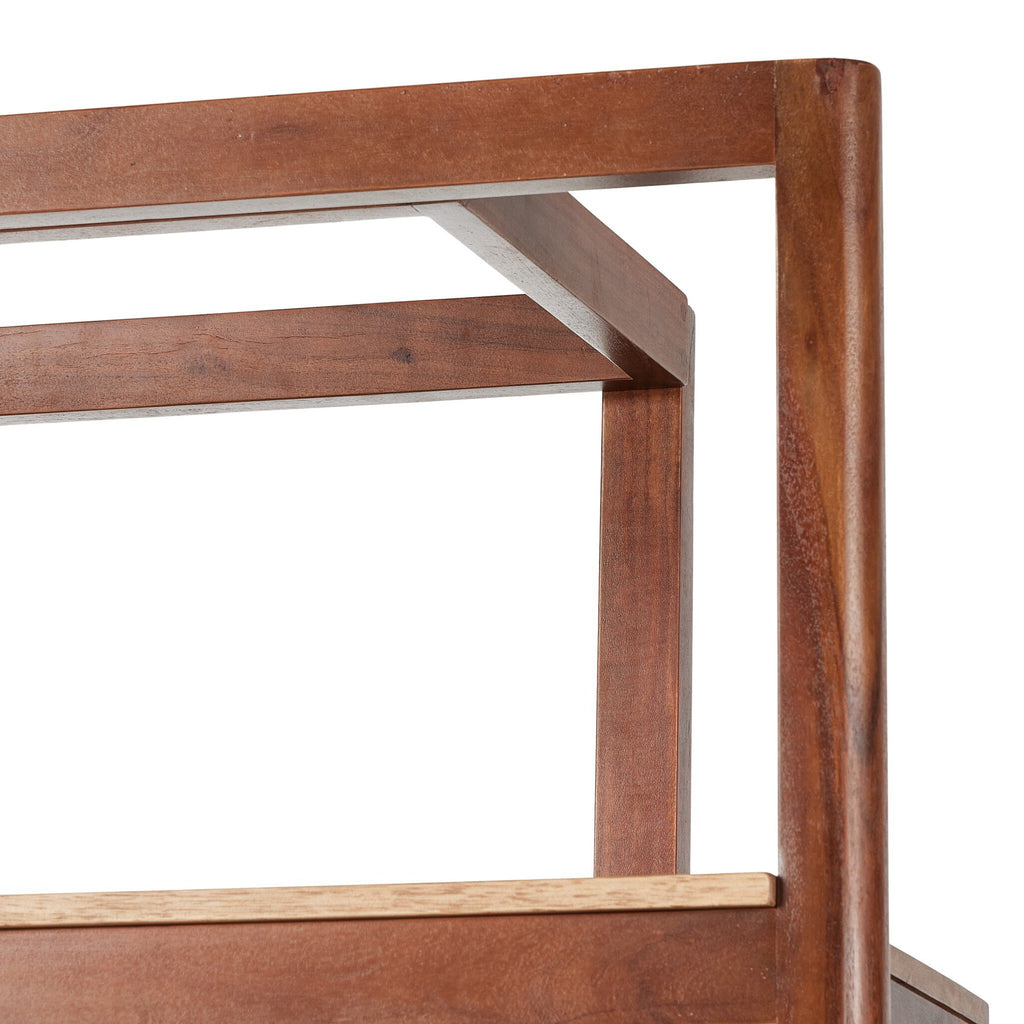 Reza Bookcase - Toasted Acacia
