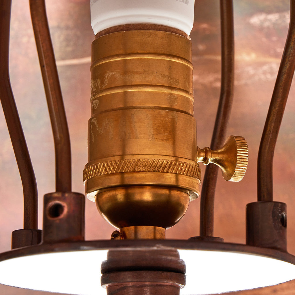 Romani Table Lamp - Iridescent Acid Wash