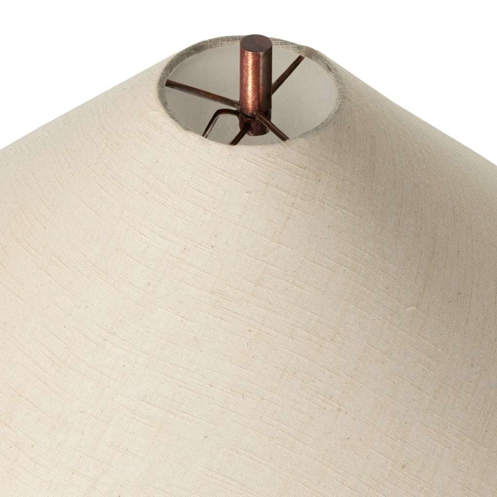 Romani Table Lamp - Iridescent Acid Wash | Linen Shade