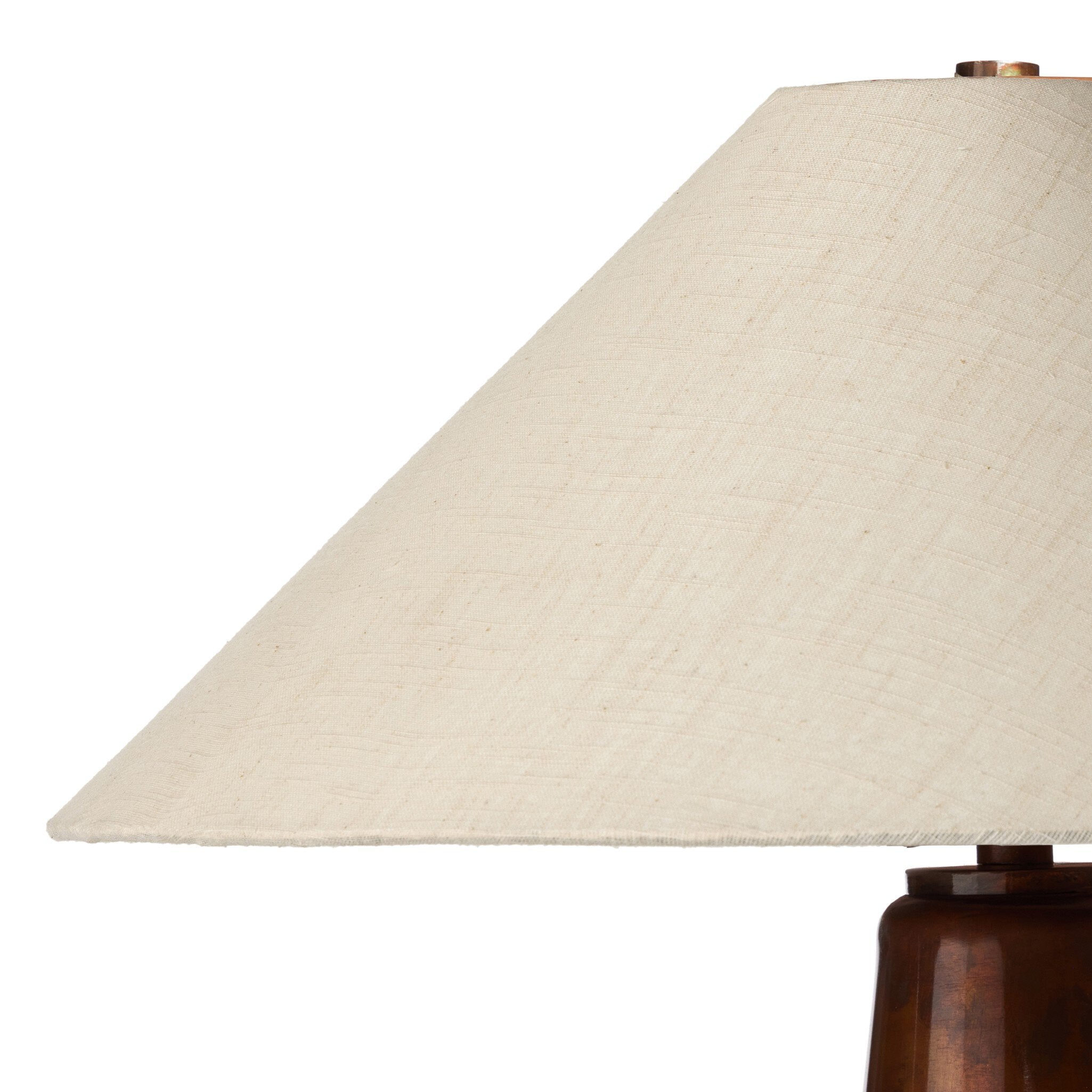 Romani Table Lamp - Iridescent Acid Wash | Linen Shade