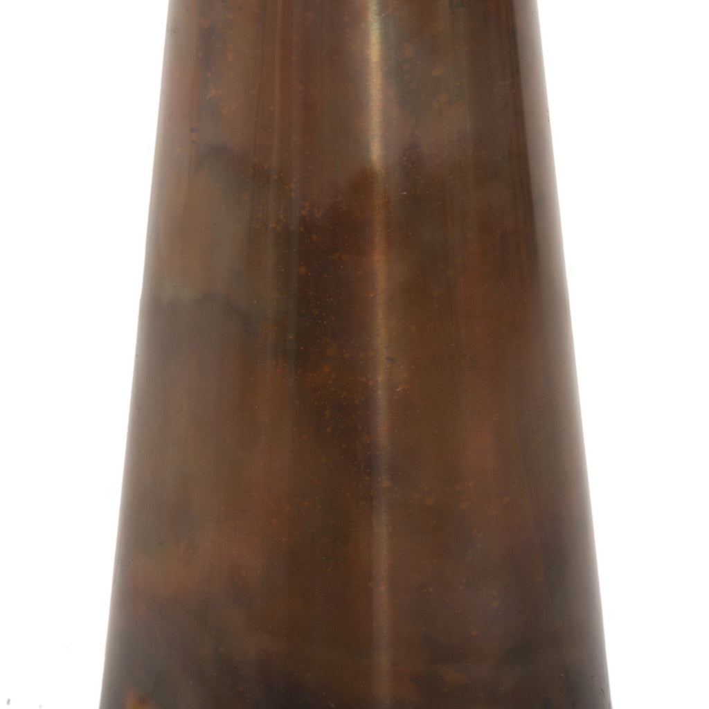 Romani Table Lamp - Iridescent Acid Wash | Linen Shade