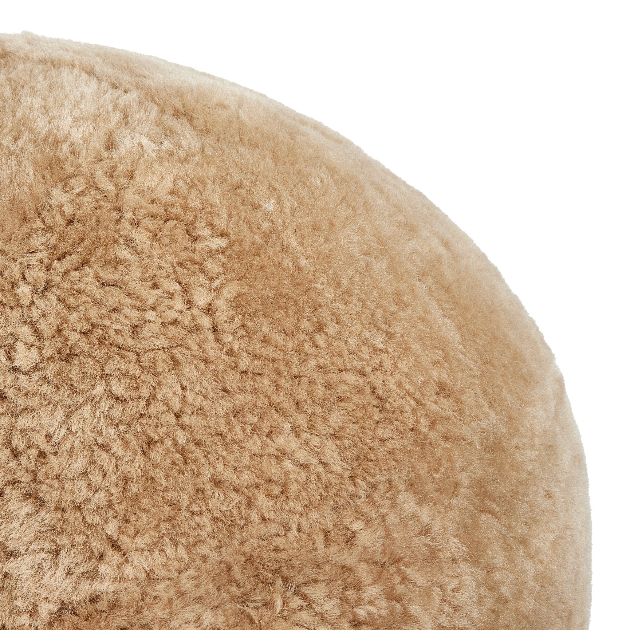 Balle Shearling Pillow - Beige Shorn Sheepskin
