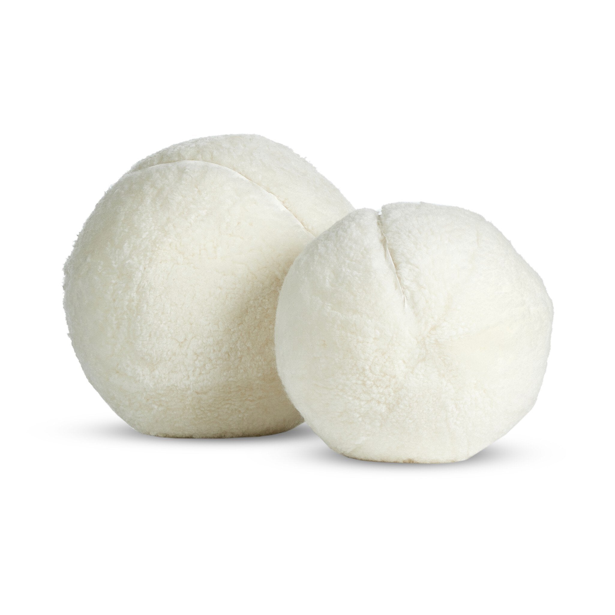 Balle Shearling Pillow - White Shorn Sheepskin