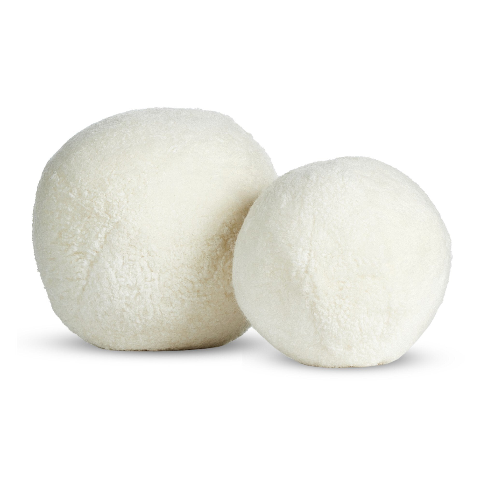 Balle Shearling Pillow - White Shorn Sheepskin