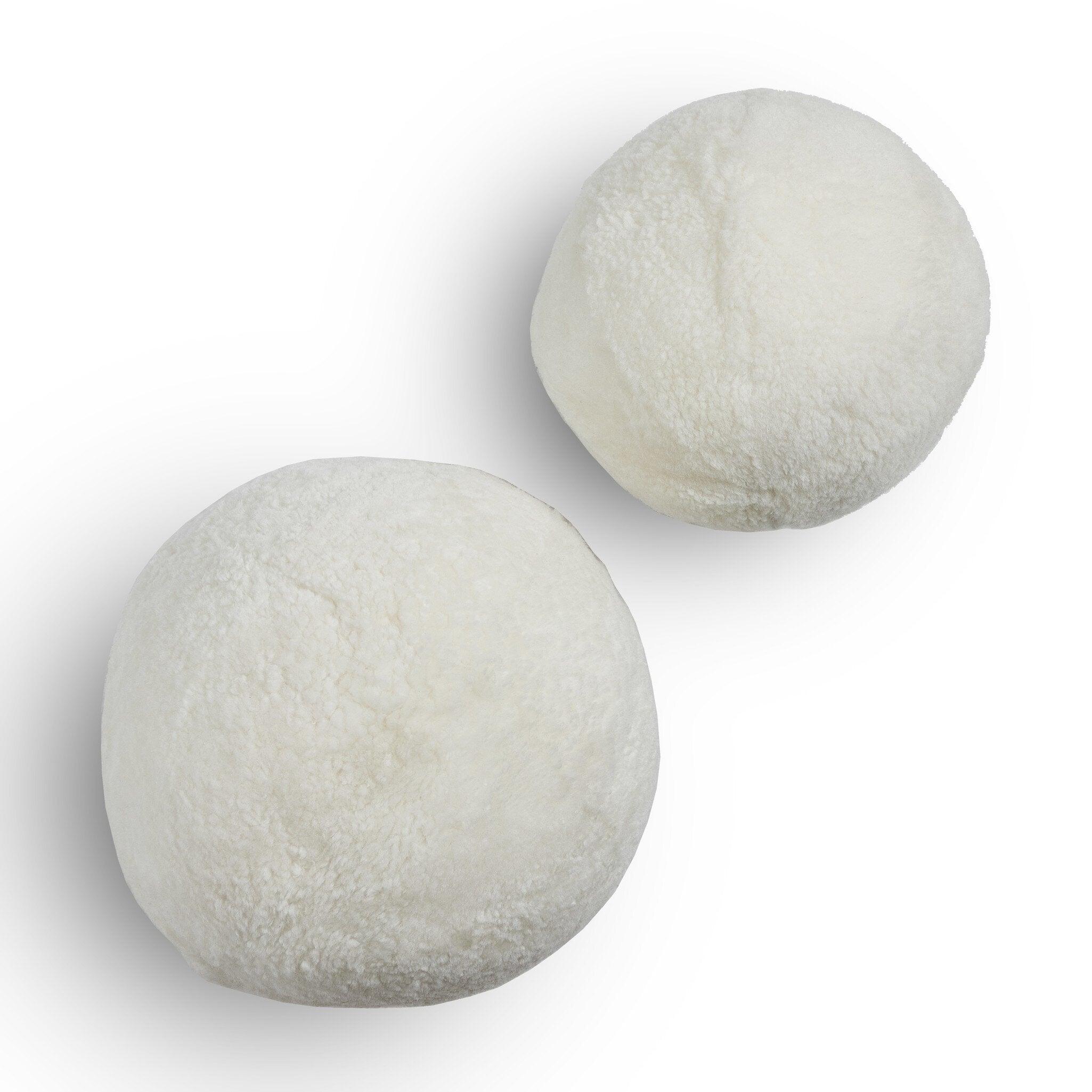 Balle Shearling Pillow - White Shorn Sheepskin