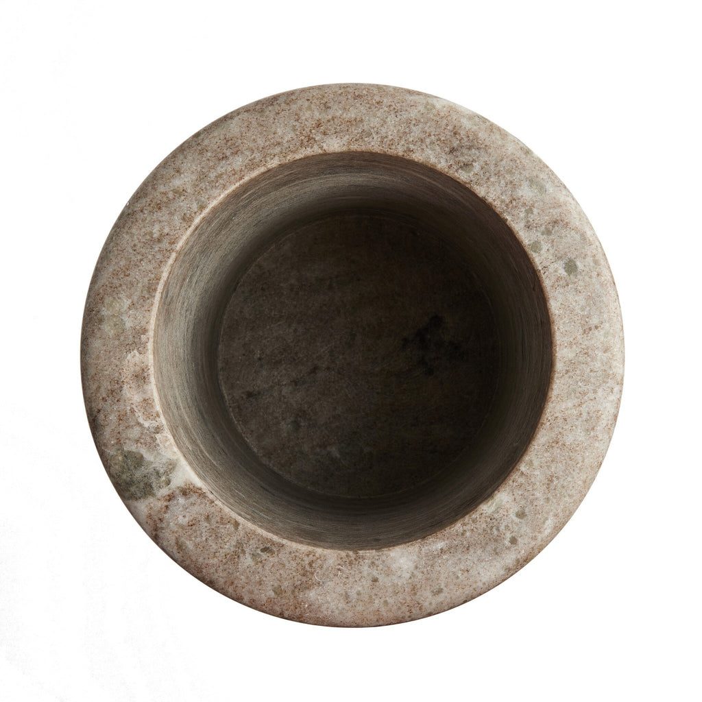 Devi Vase - Antique White Marble