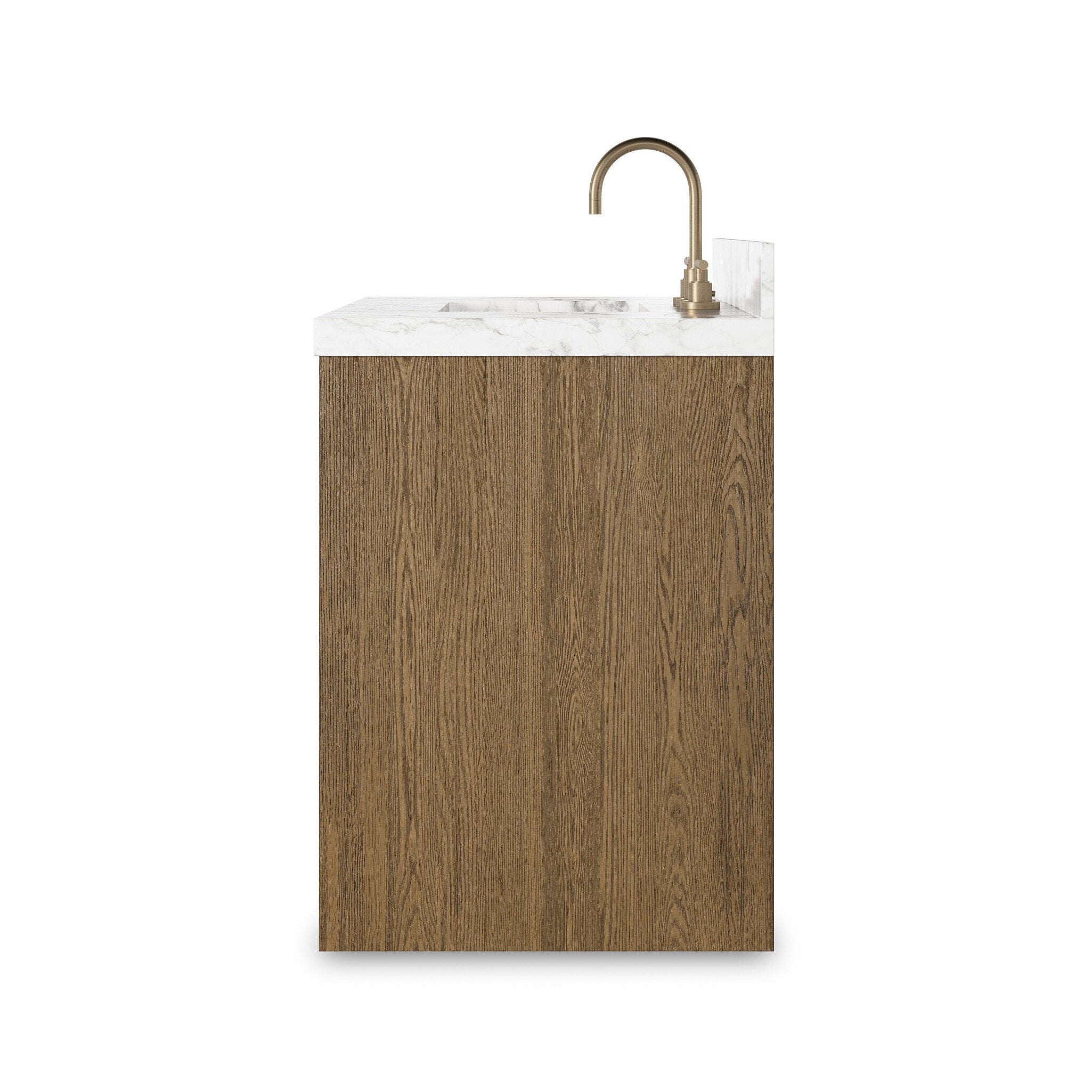Anthem Single Vanity - Washed Natural Veneer