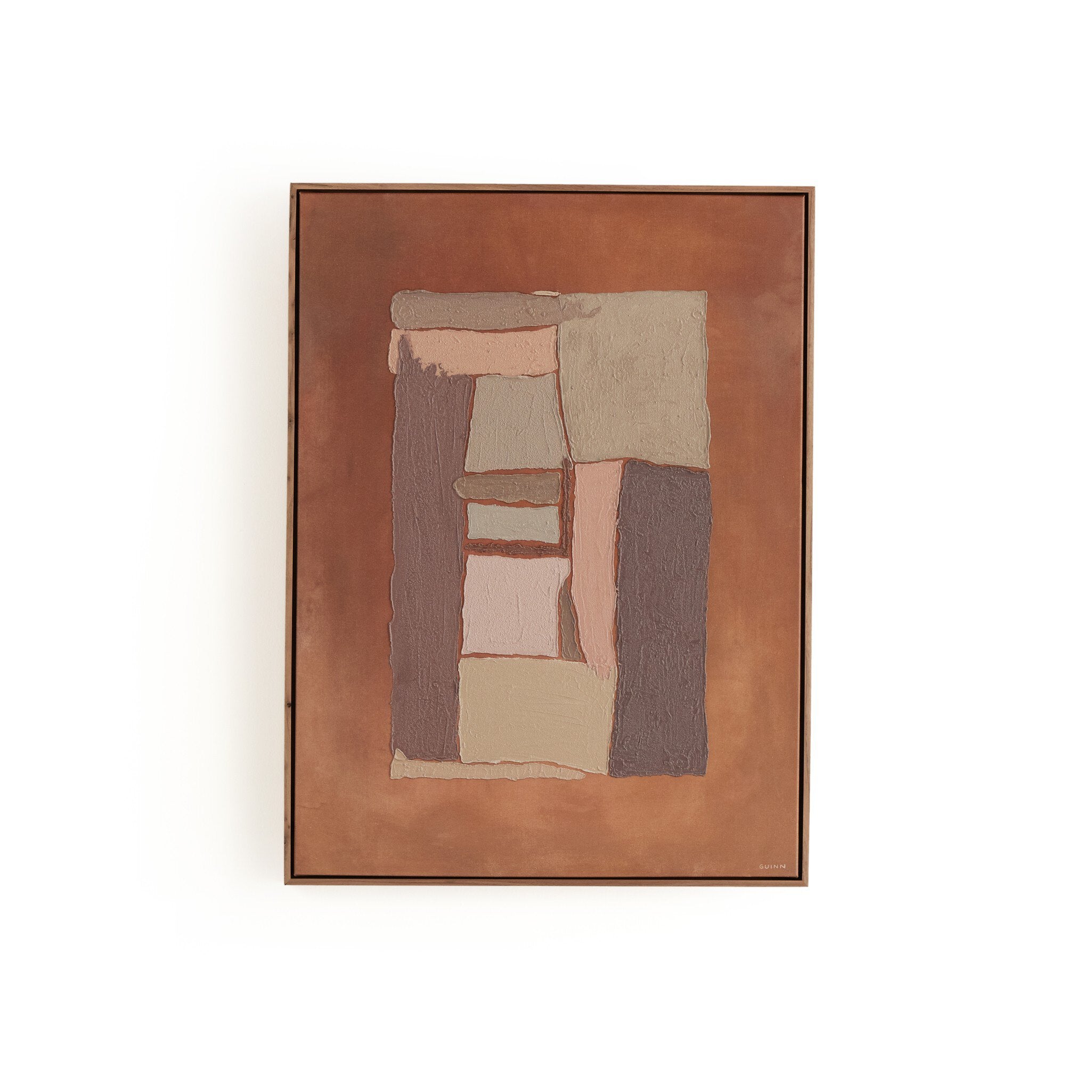 What Holds Us Together by Tyler Guinn - Rustic Walnut Floater
