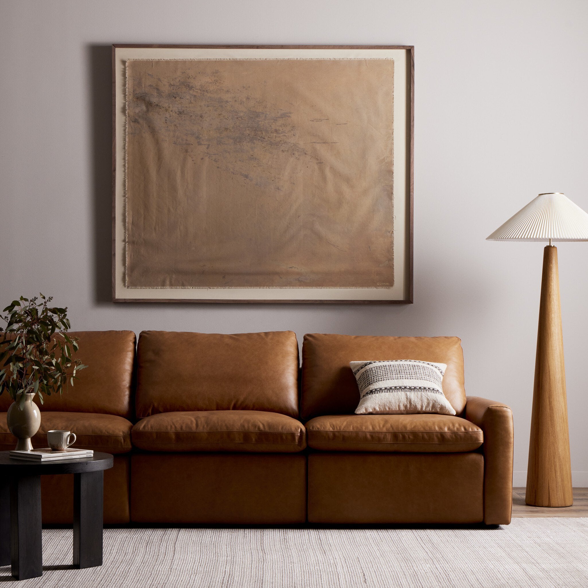Resting In Pastures No. 1 by Tyler Guinn - Rustic 2.5 Walnut