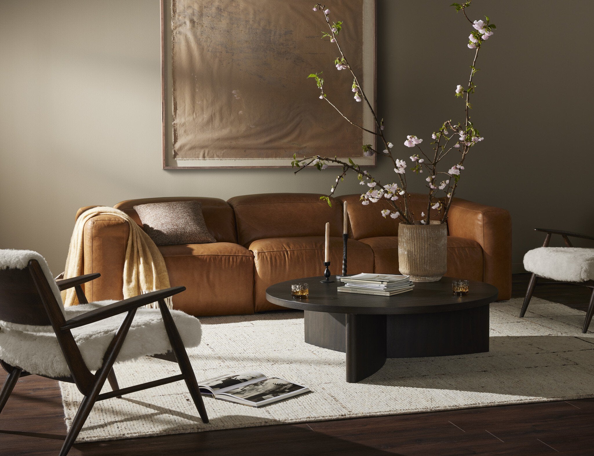 Resting In Pastures No. 1 by Tyler Guinn - Rustic 2.5 Walnut
