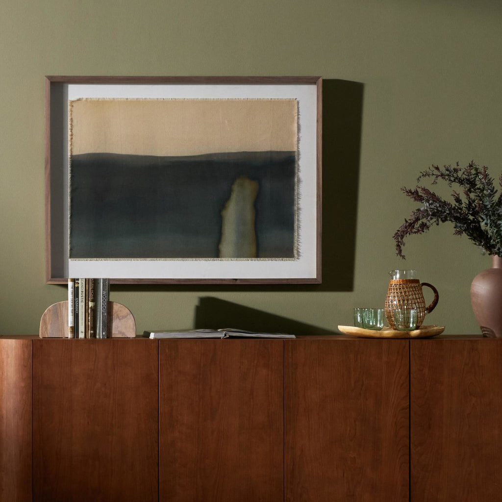 Abstract Ombre 16 by Roseanne Kenny - Rustic 2.5 Walnut