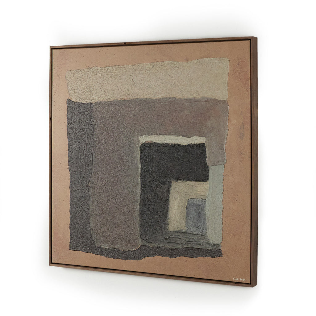 Landmarks No. 3 by Tyler Guinn - Rustic Walnut Floater