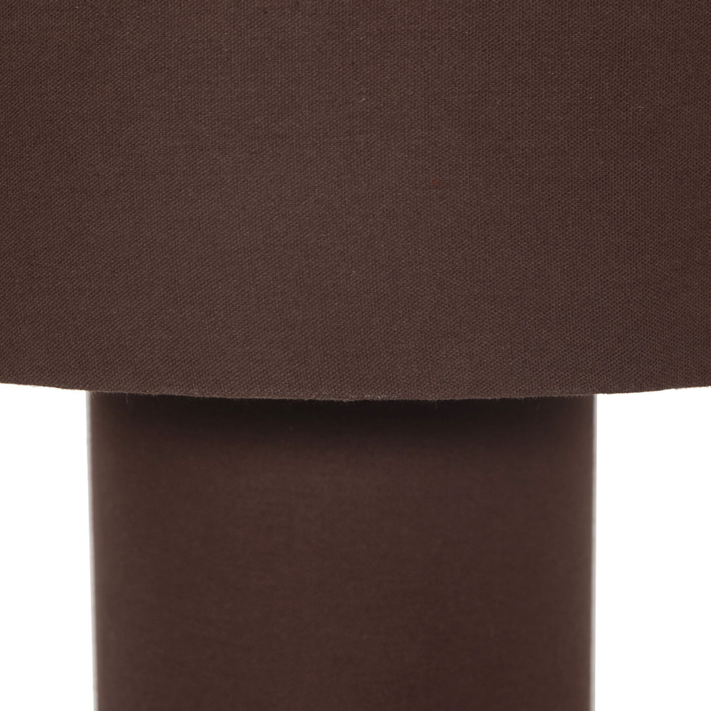 Hensley Table Lamp - Antique Brass Iron | Deep Plum