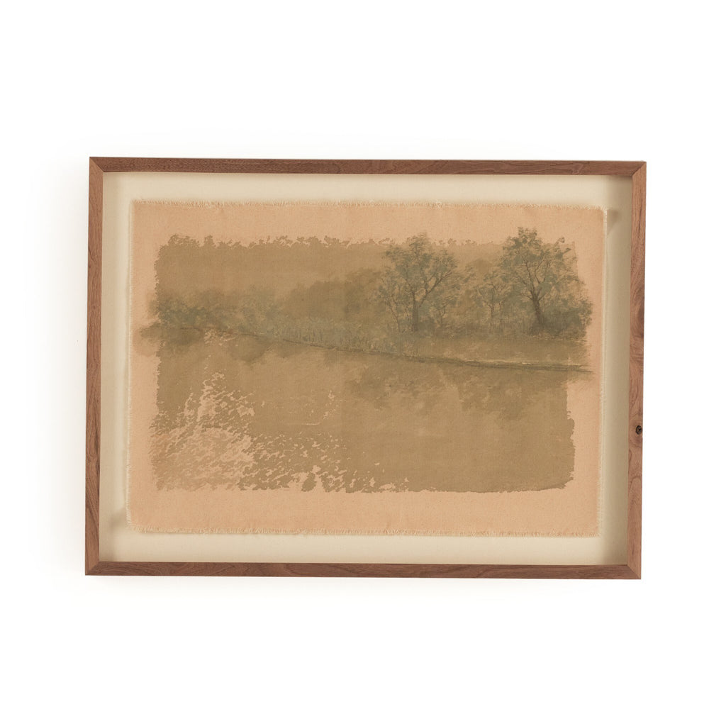 Daughters Of The Water III by Aileen Fitzgerald - Rustic 2.5 Walnut