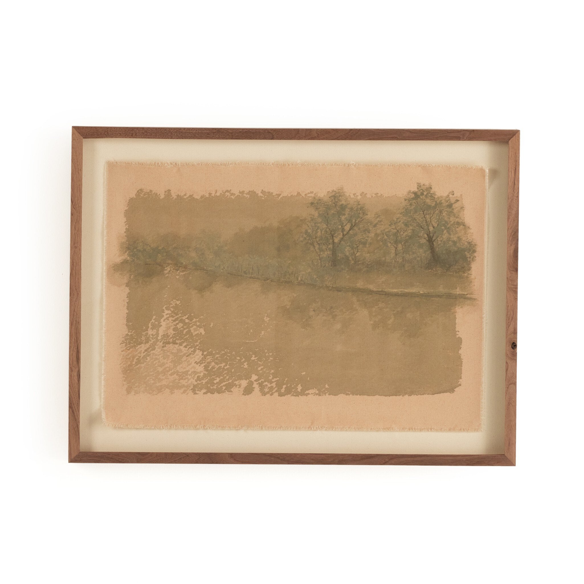Daughters Of The Water III by Aileen Fitzgerald - Rustic 2.5 Walnut