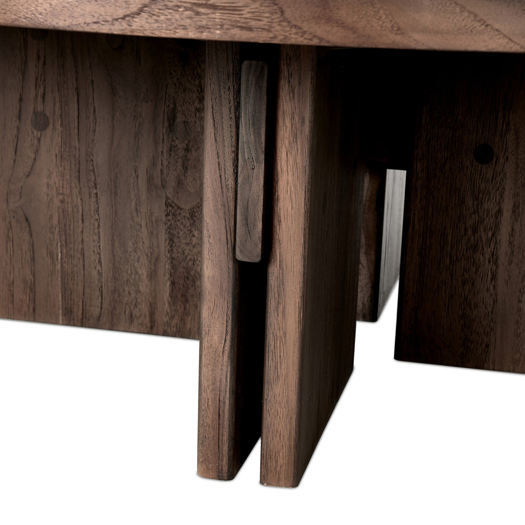 Railay Outdoor Coffee Table - Stained Toasted Brown-FSC