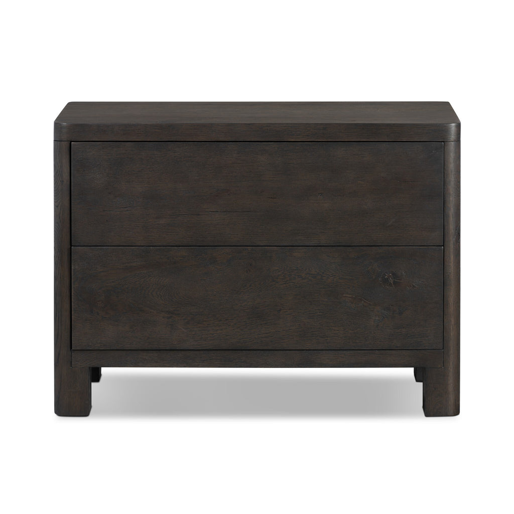 Noeline Nightstand - Smoked Black Oak Veneer
