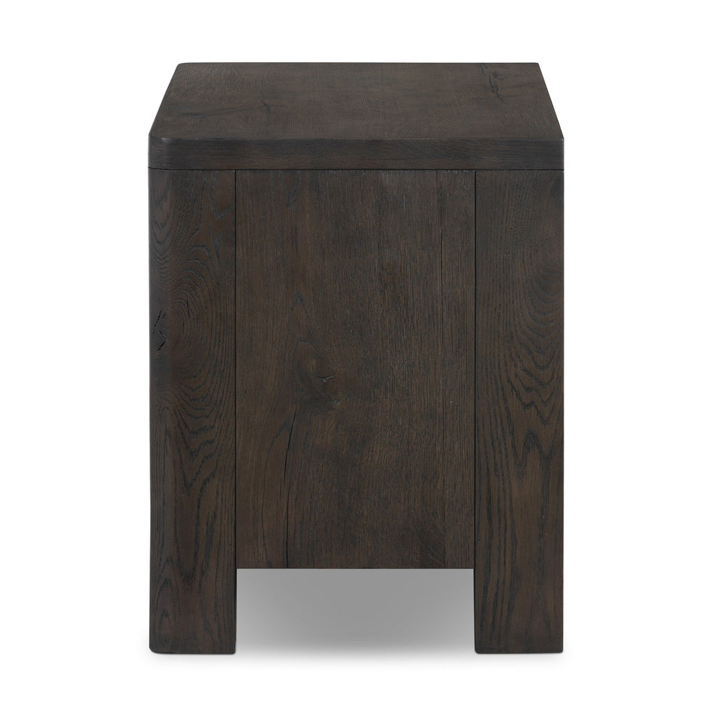 Noeline Nightstand - Smoked Black Oak Veneer
