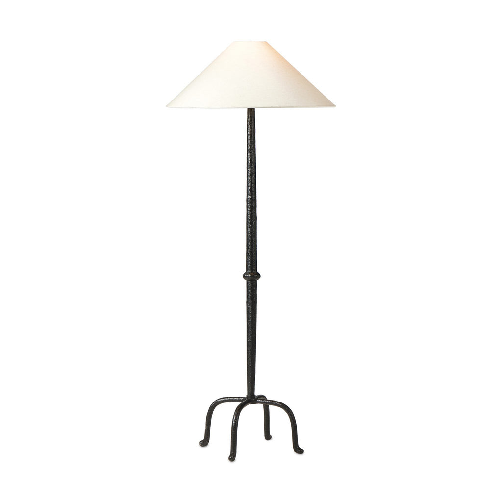 Neville Floor Lamp - Matte Black Cast Aluminum