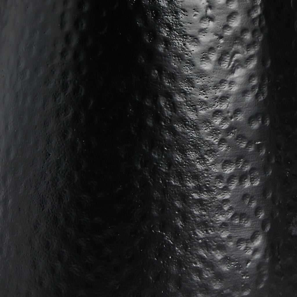 Ziggy Table Lamp - Hammered Black Aluminum