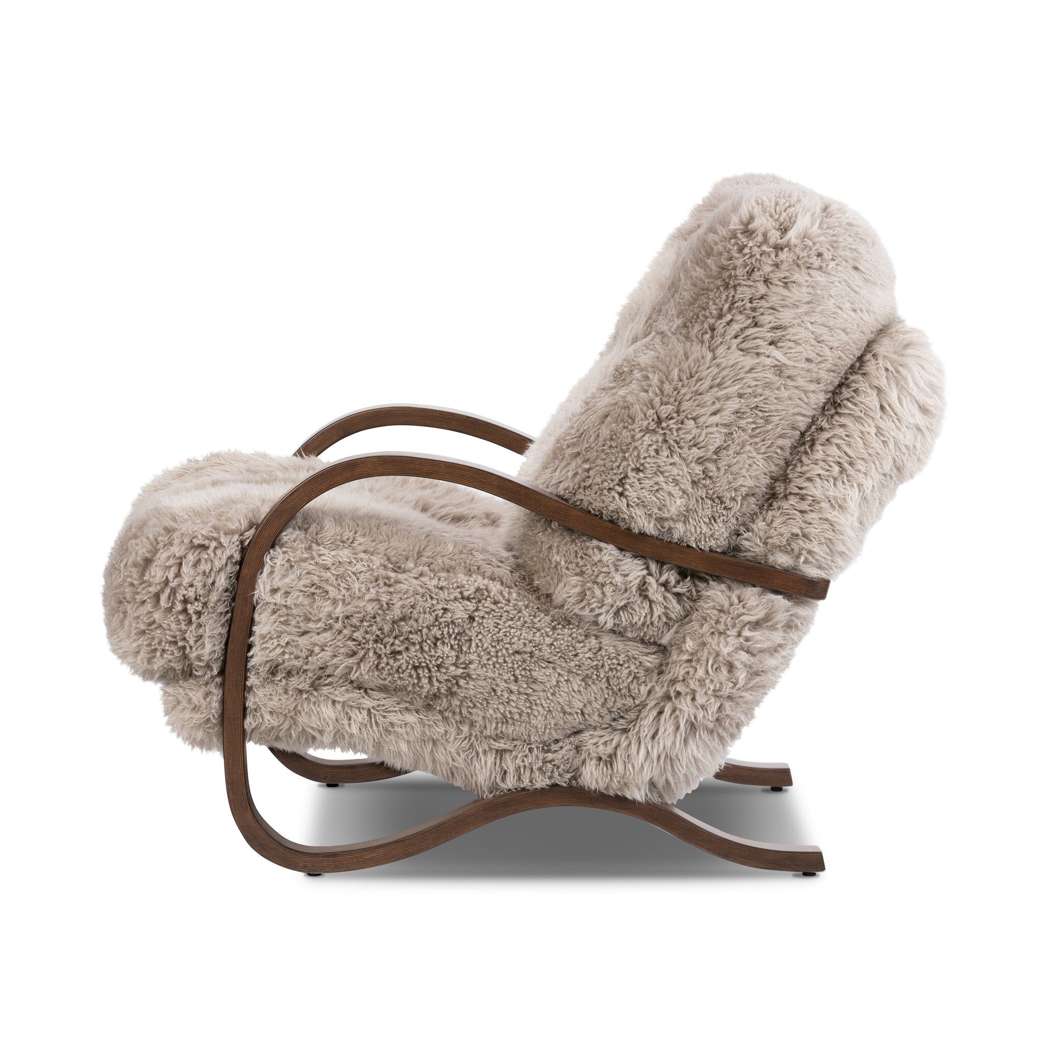 Tobin Chair - Taupe Mongolian Fur