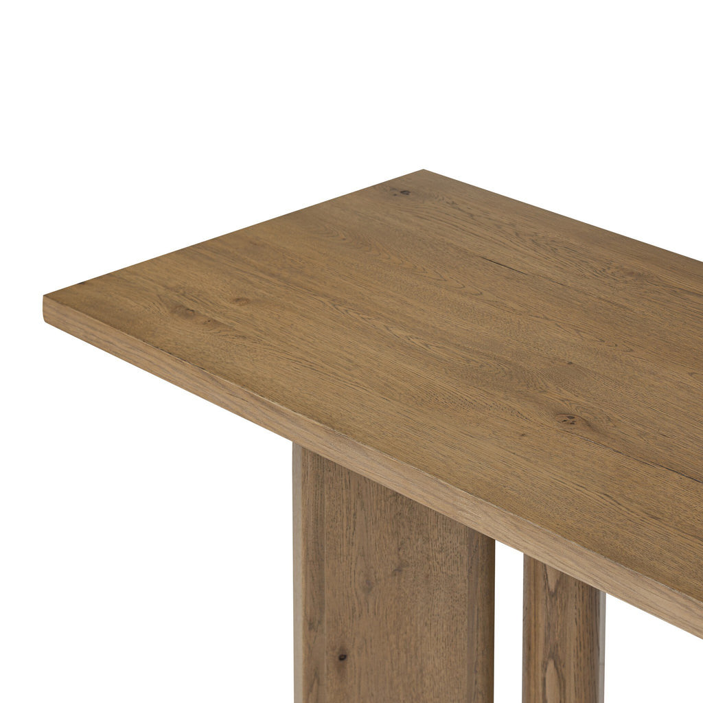 Huxley Console Table - Rubbed Light Oak Veneer