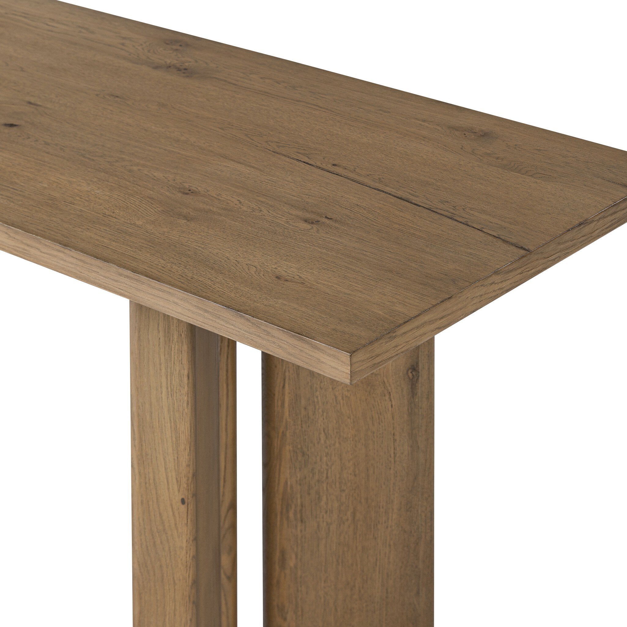 Huxley Console Table - Rubbed Light Oak Veneer