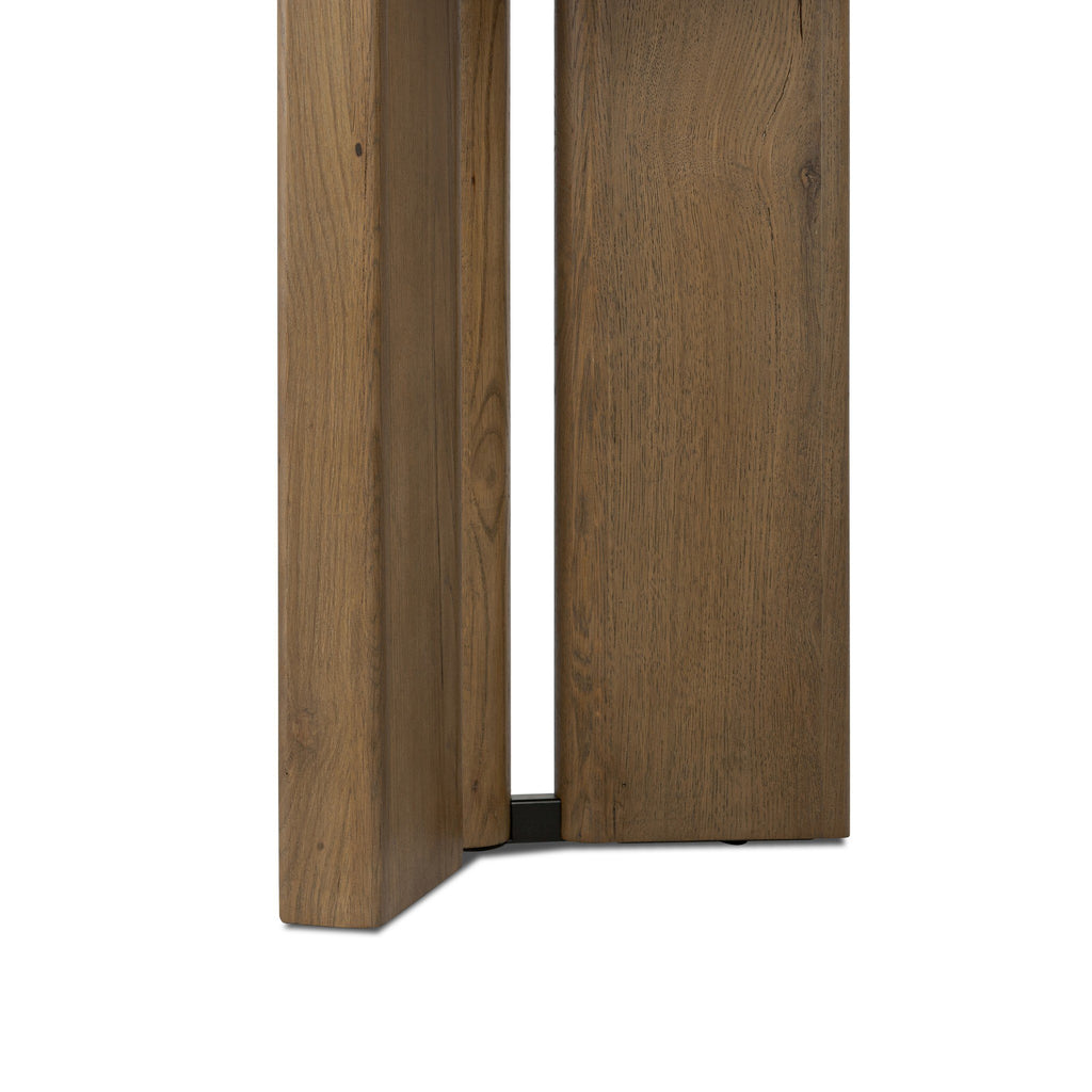 Huxley Console Table - Rubbed Light Oak Veneer