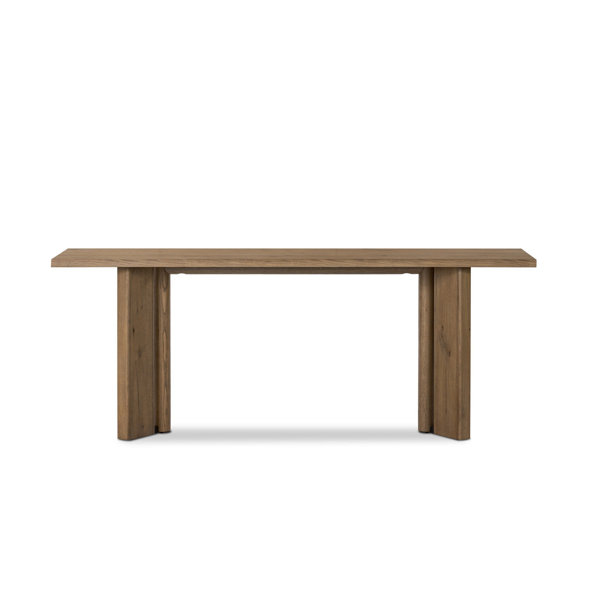 Huxley Console Table - Rubbed Light Oak Veneer