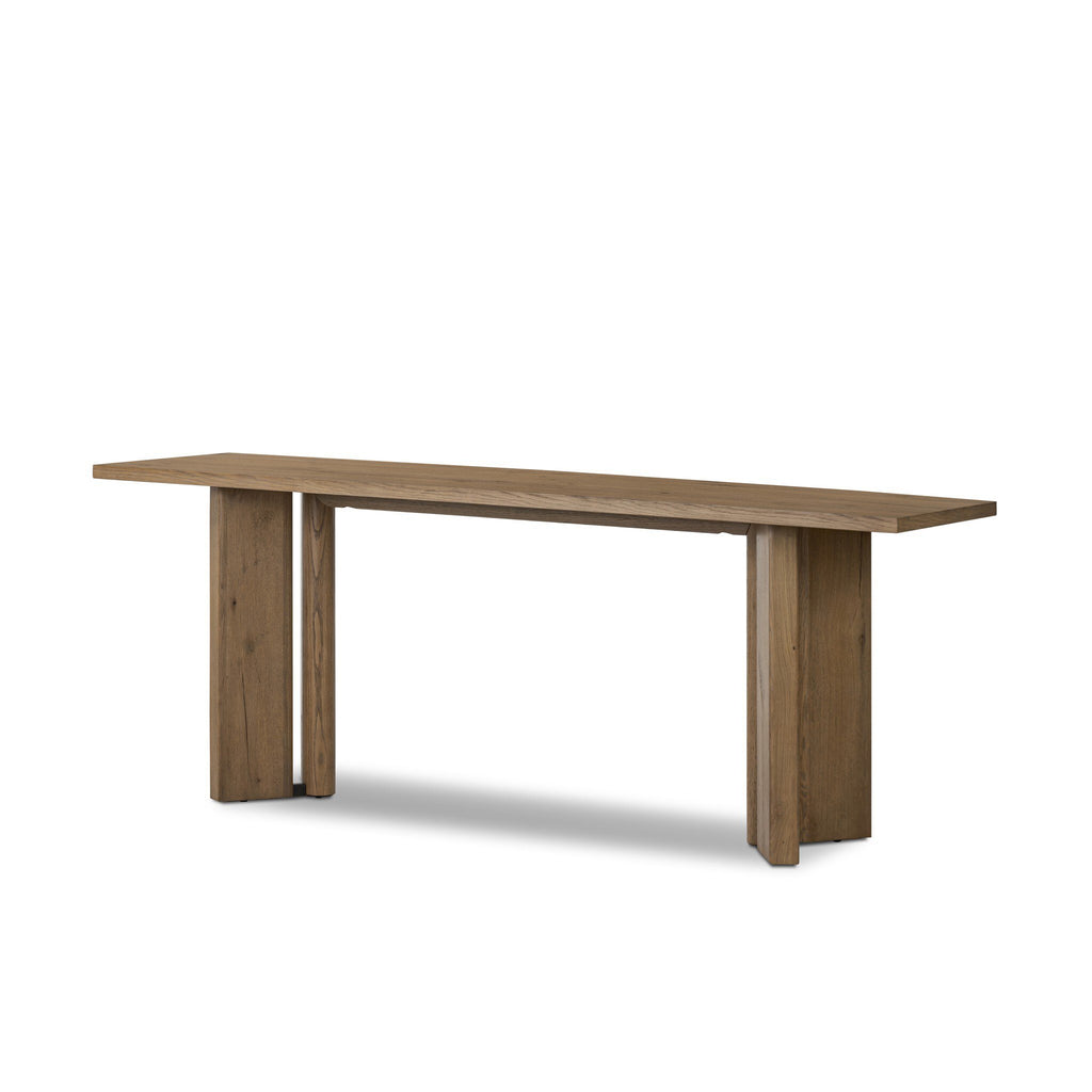 Huxley Console Table - Rubbed Light Oak Veneer