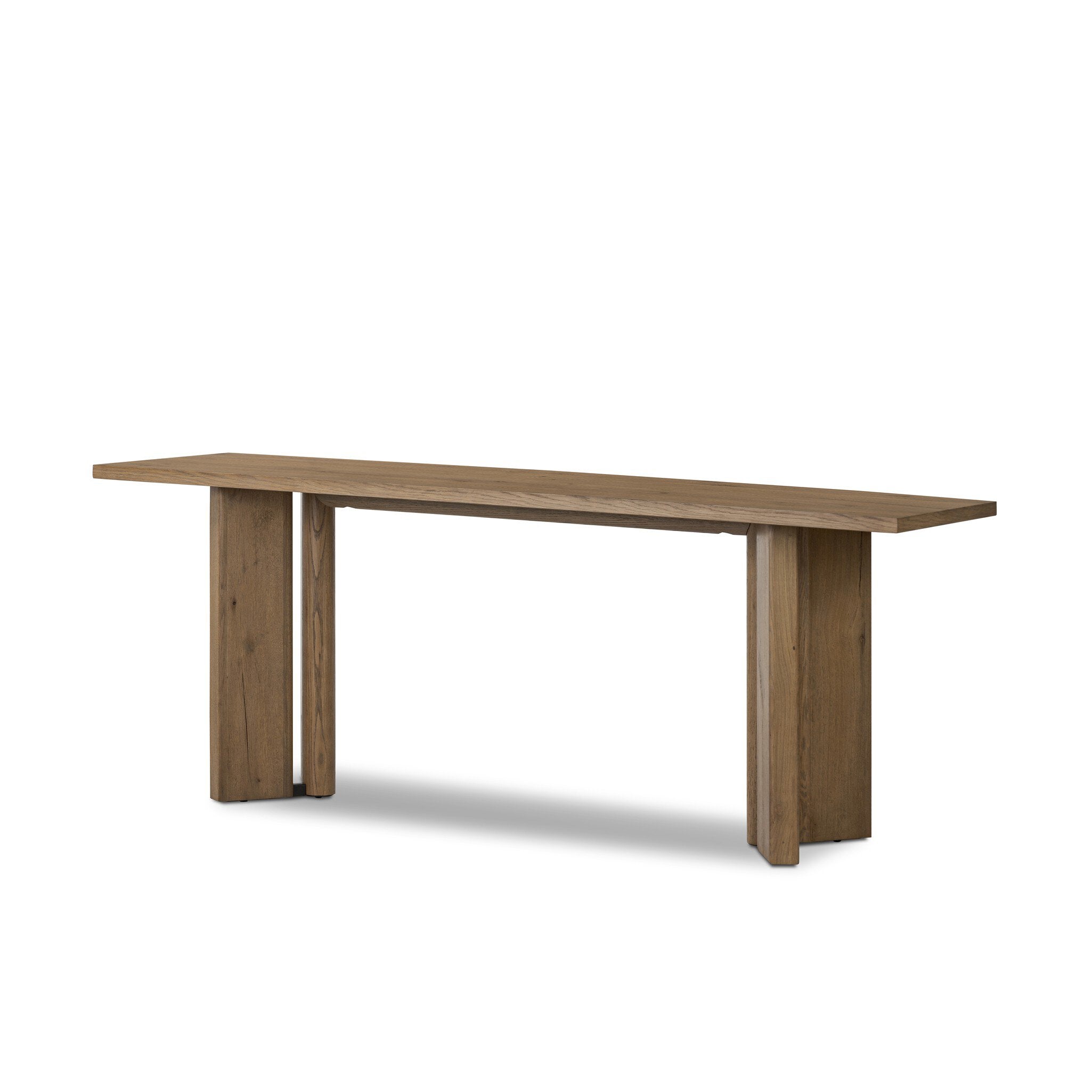 Huxley Console Table - Rubbed Light Oak Veneer