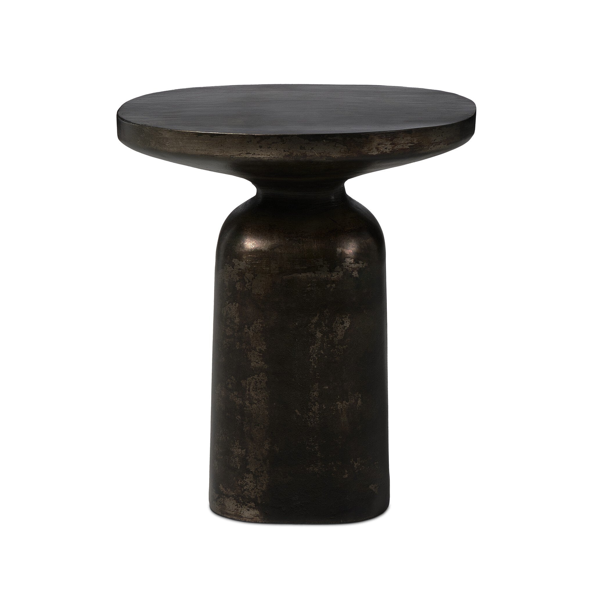 Odessa End Table - Distressed Bronze