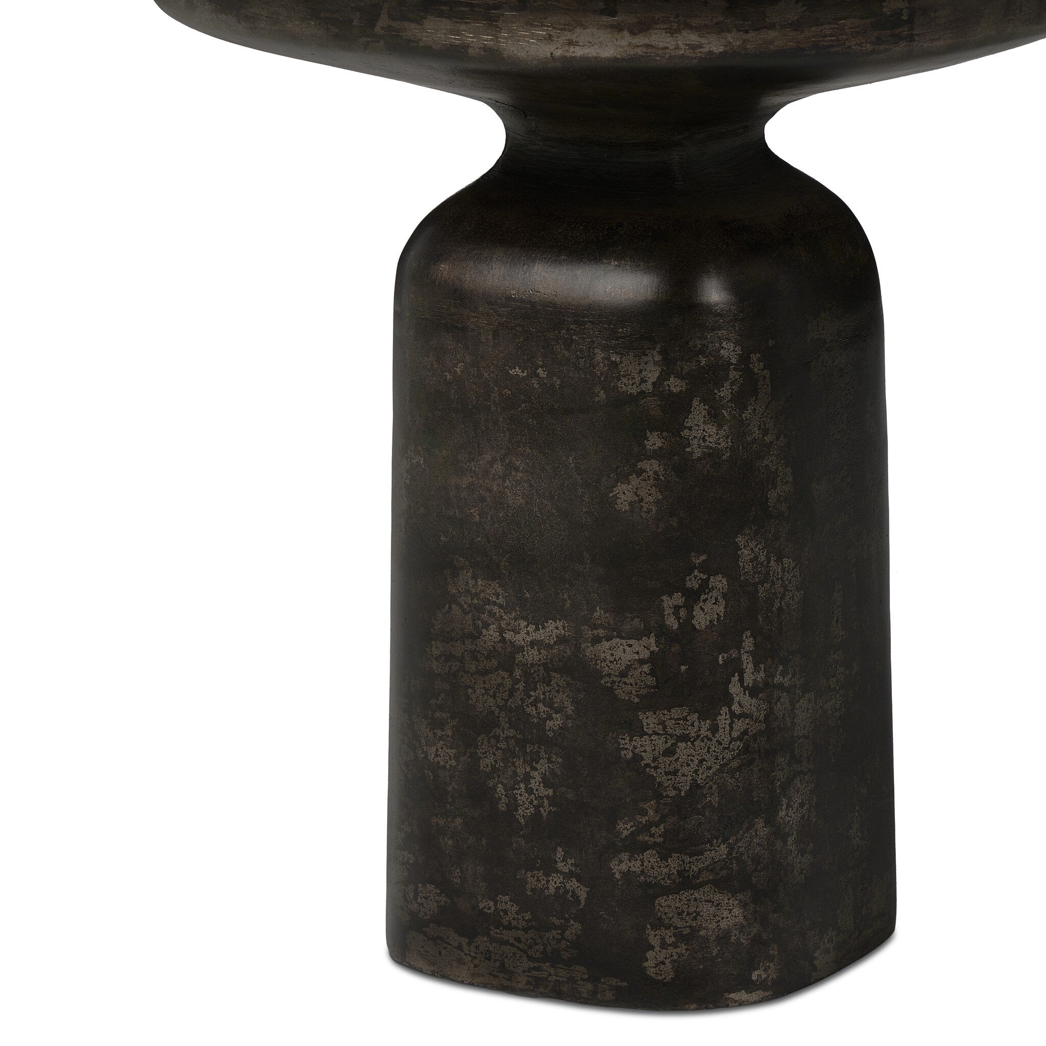 Odessa End Table - Distressed Bronze
