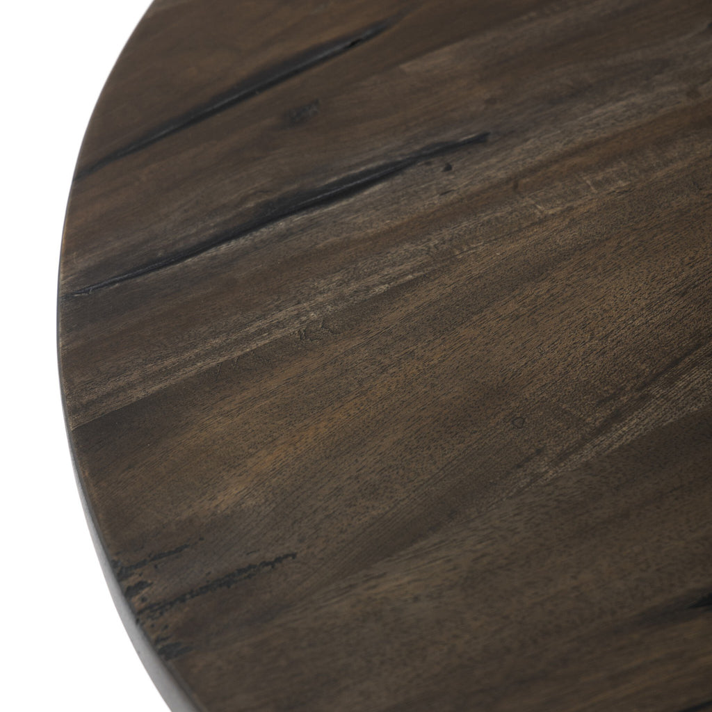 Rivi Large End Table - Aged Belgium Bleach