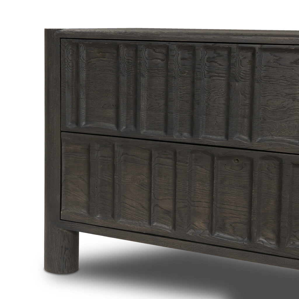 Ezri Nightstand - Black Oak
