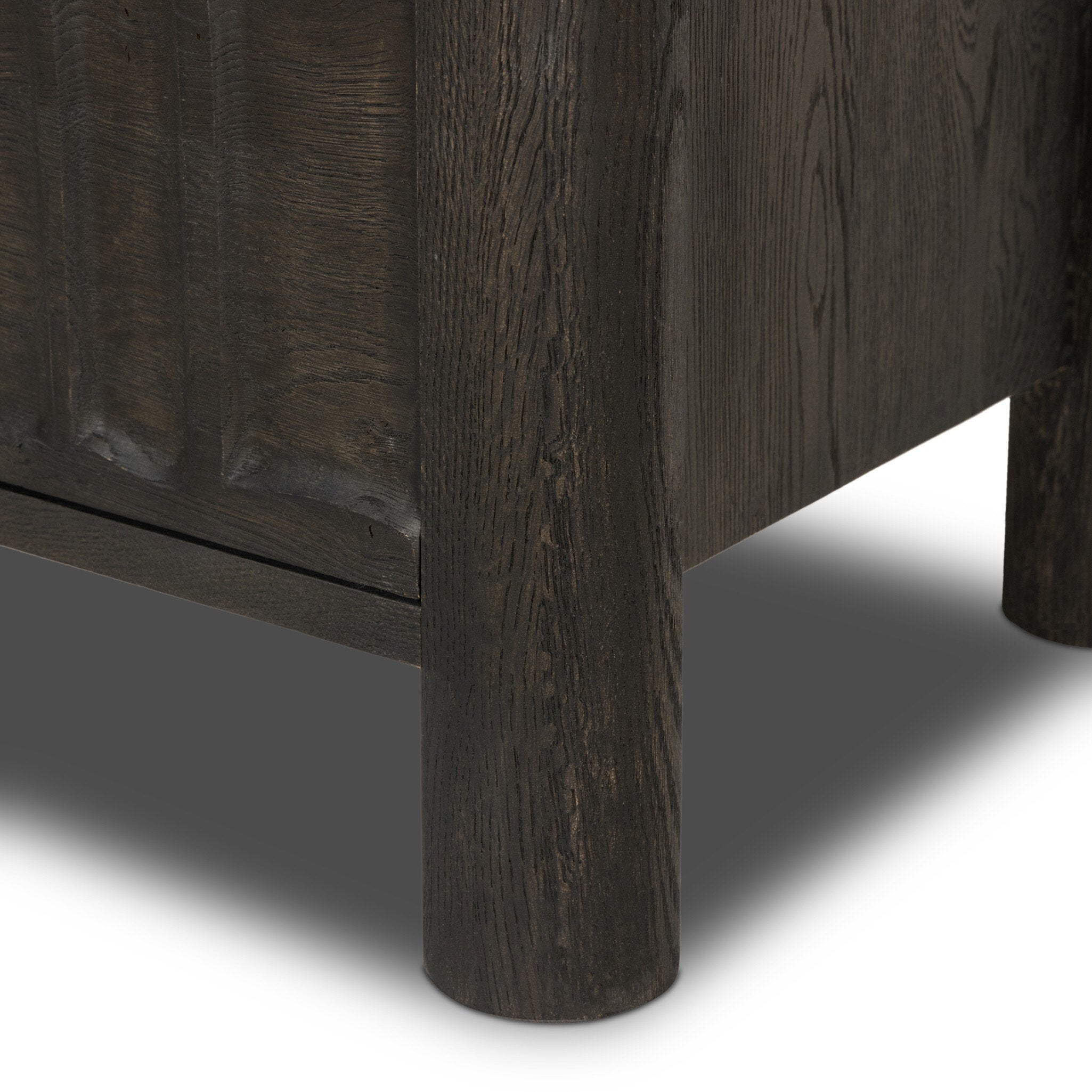 Ezri Nightstand - Black Oak