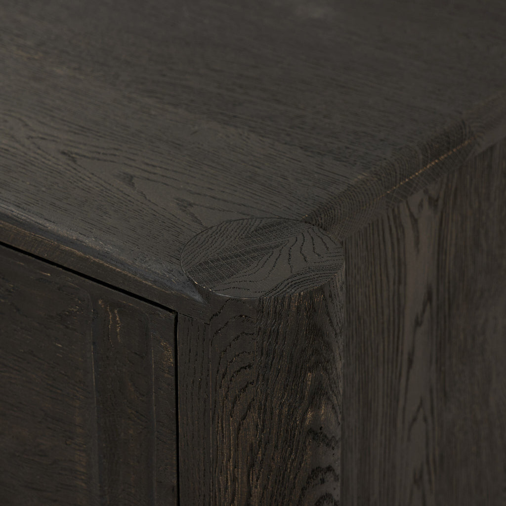 Ezri Nightstand - Black Oak