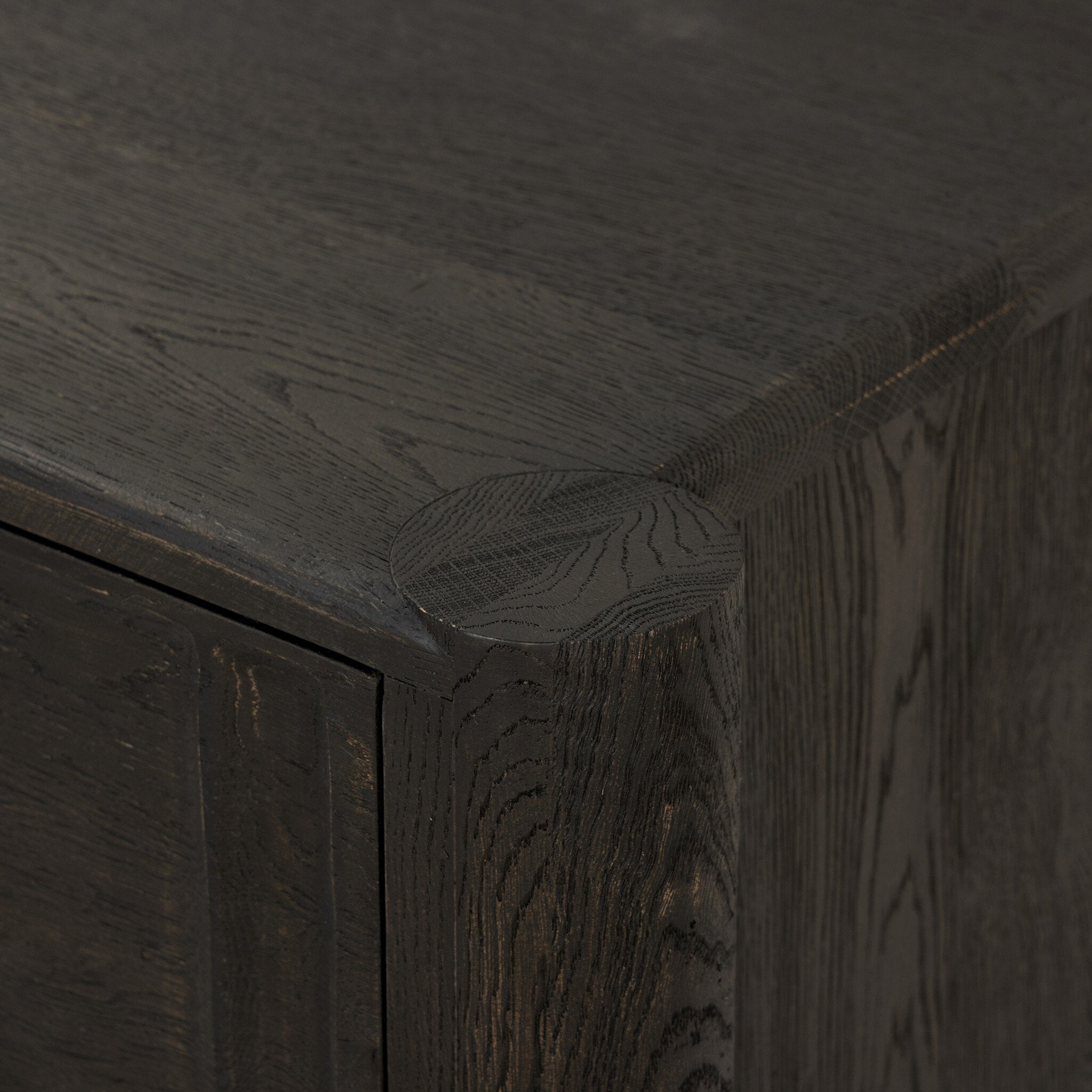 Ezri Nightstand - Black Oak