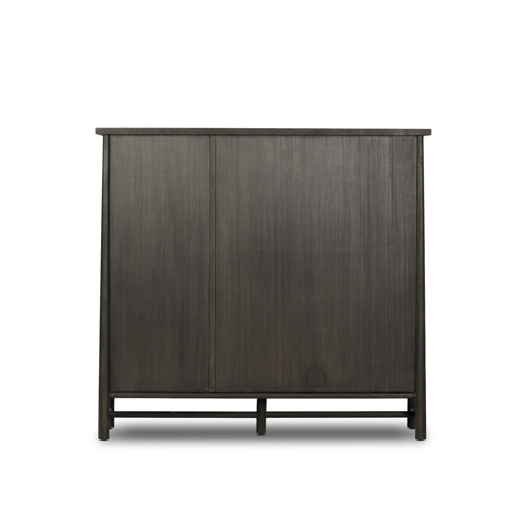 Renaud 3-Door Cabinet - Charcoal Oak Veneer